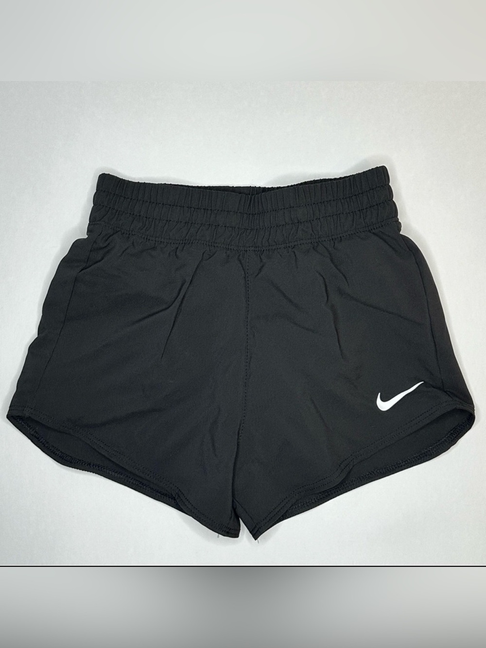 NWT Nike Girls Size 5 Dri-FIT Black Running Athletic Shorts